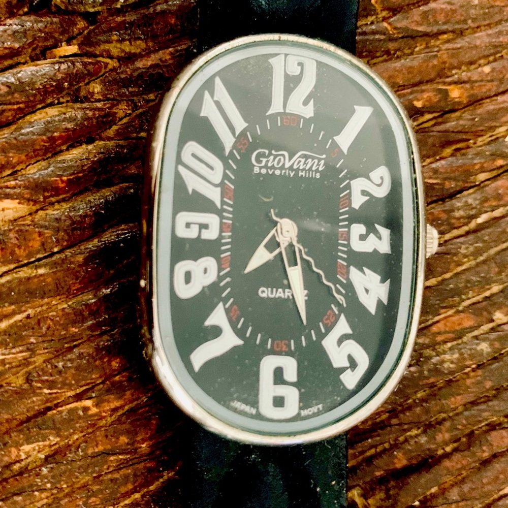 Vintage Giovanni Beverly Hills Black Watch